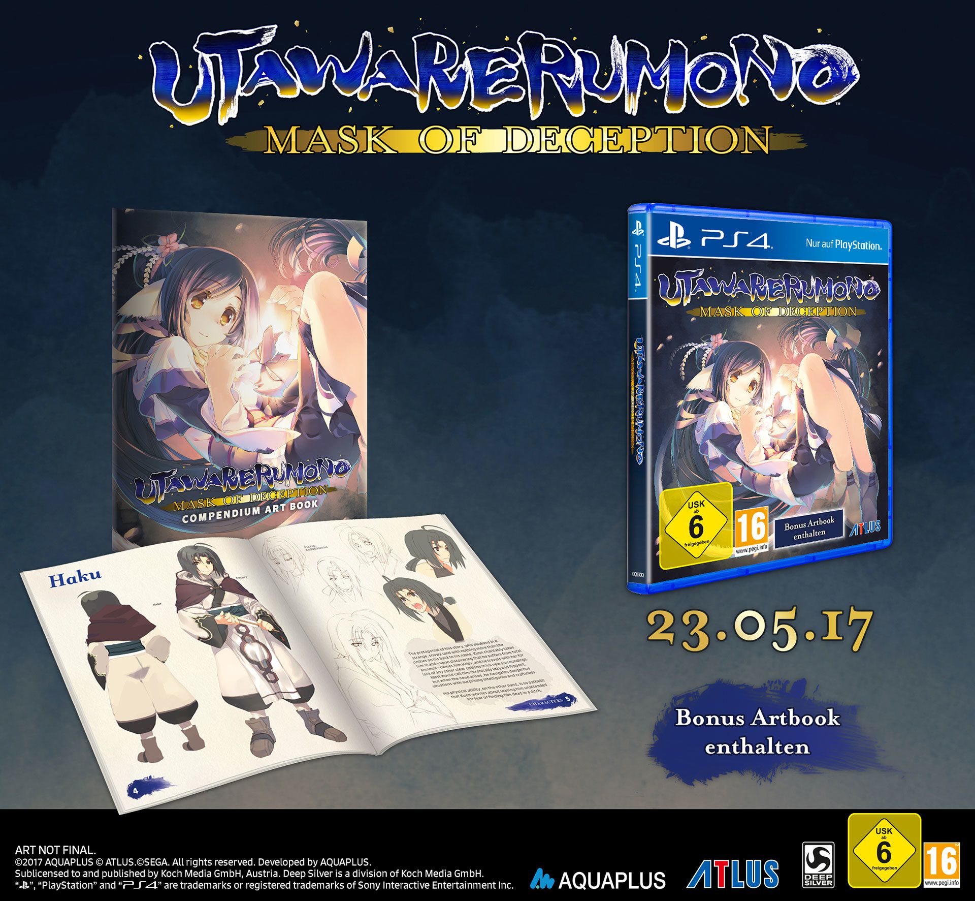 Release-Termin von Utawarerumono: Mask of Deception für die PS4